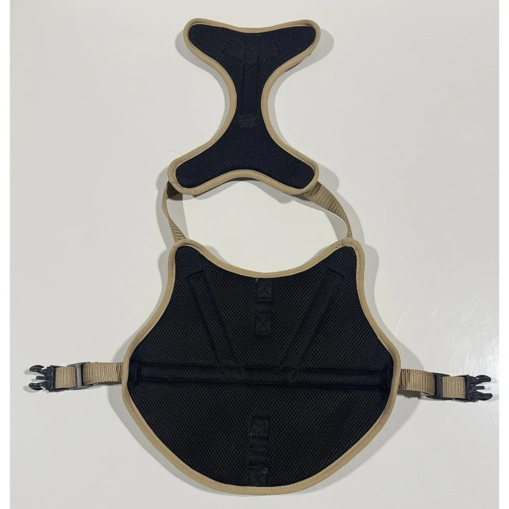 KONG Tactical Dog Harness Tan Heavy Duty Ripstop Vest with Handle- Medium no tag